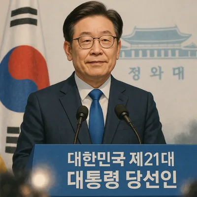 이재명, 제 21대 대통령 당선...3년 만의 정권교체